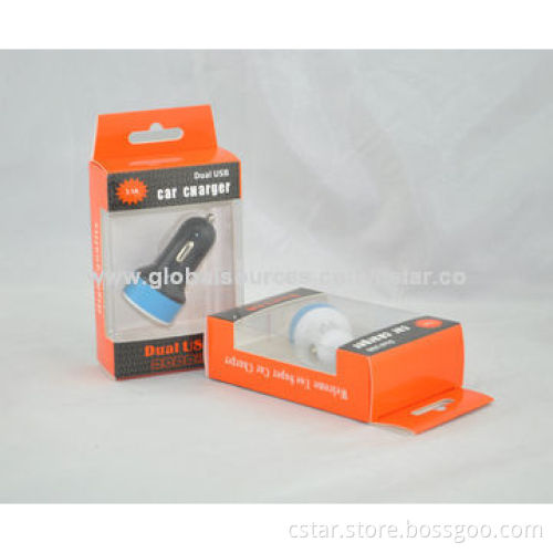 Mini dual USB car charger